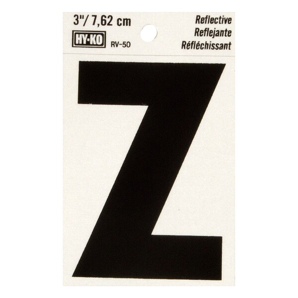 Hy-Ko 3In Reflective Letter Z, 10PK B00476 - main